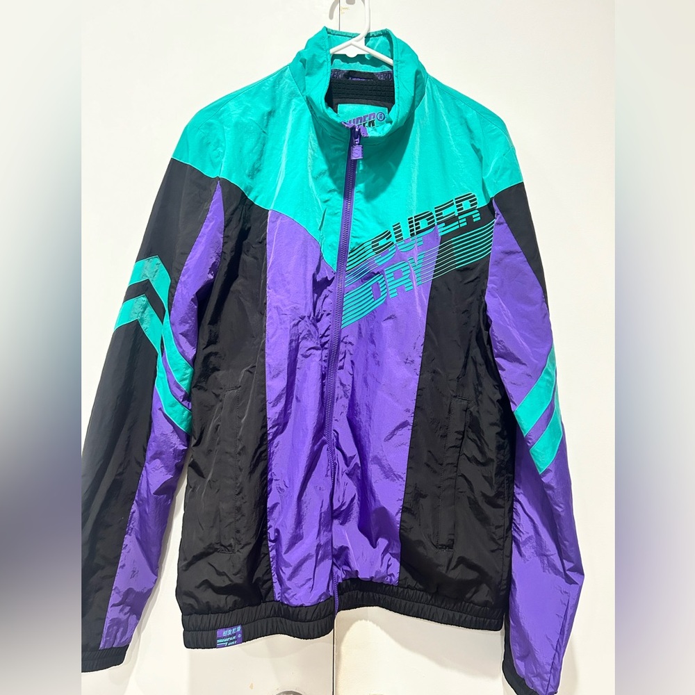 Super Dry Brand - brand new men’s  track jacket size M